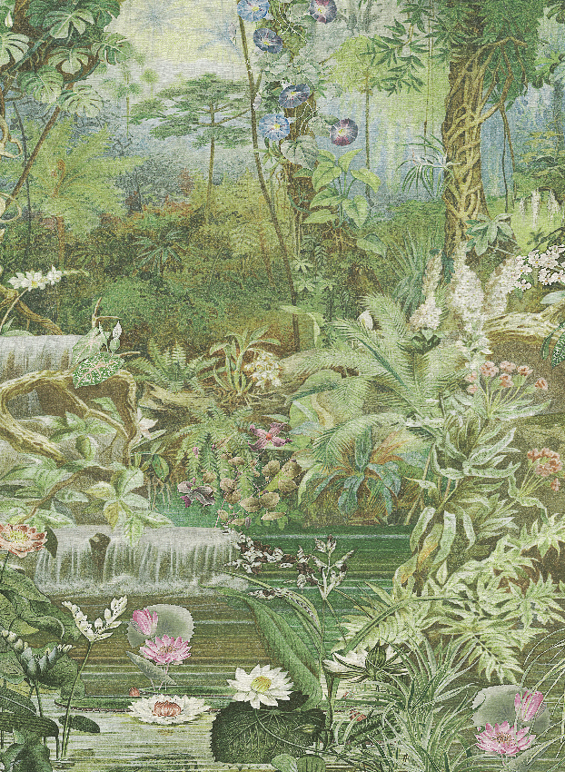 Wandbild Coari - Green Panel 3