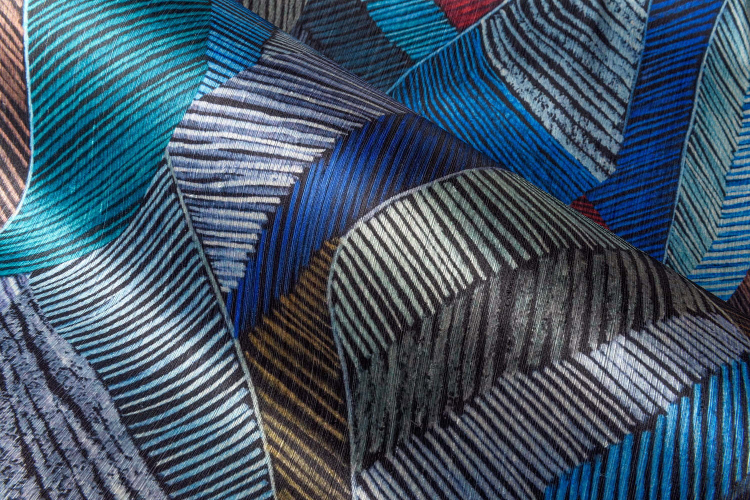 Tapete Chintz - Ultramarine