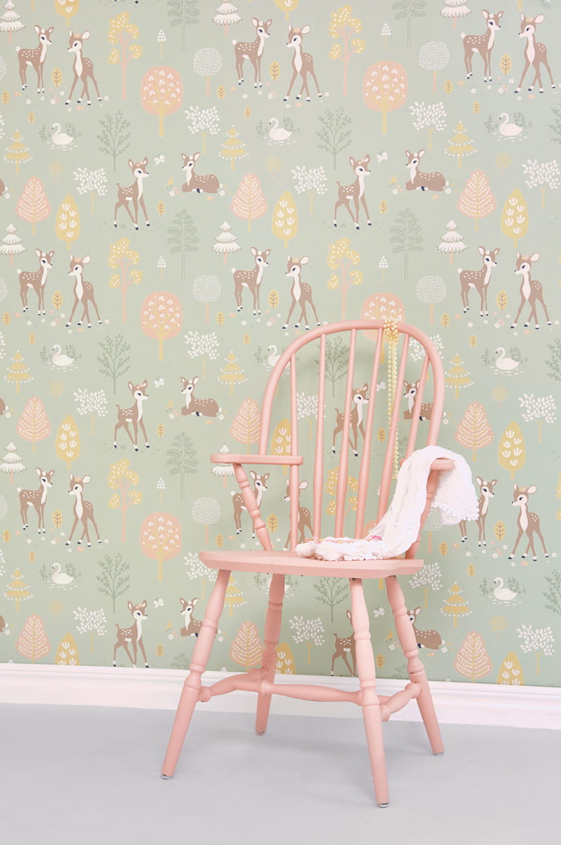 Tapete Golden Woods - Dusty Green