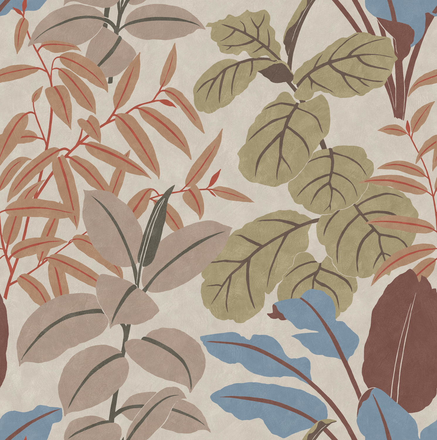 Wandbild Grand Leaves - 9629W