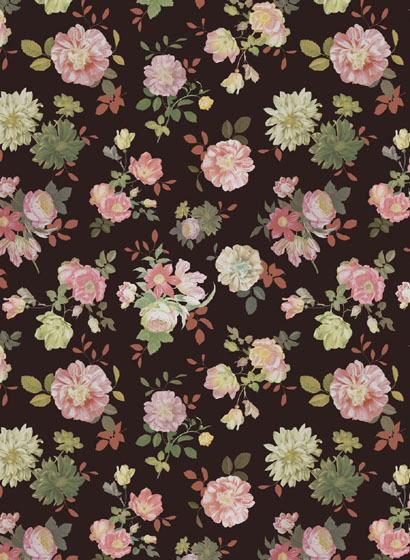 Tapete Vintage Flowers - 383612