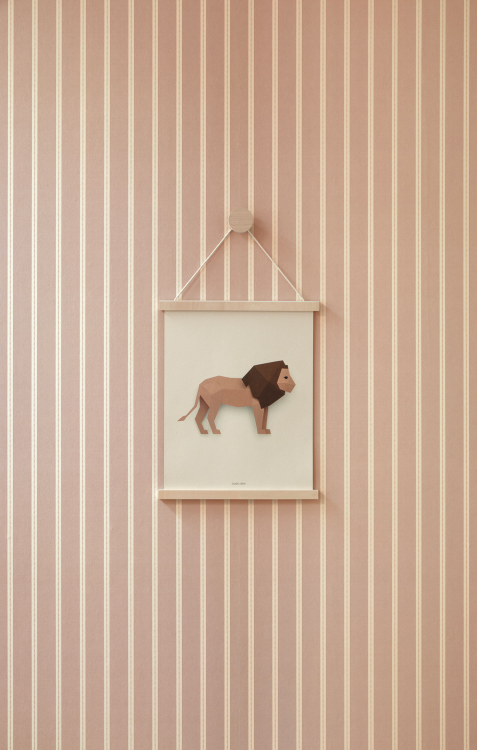 Tapete Ribbon / Lintjes - Old Pink / Oudroze