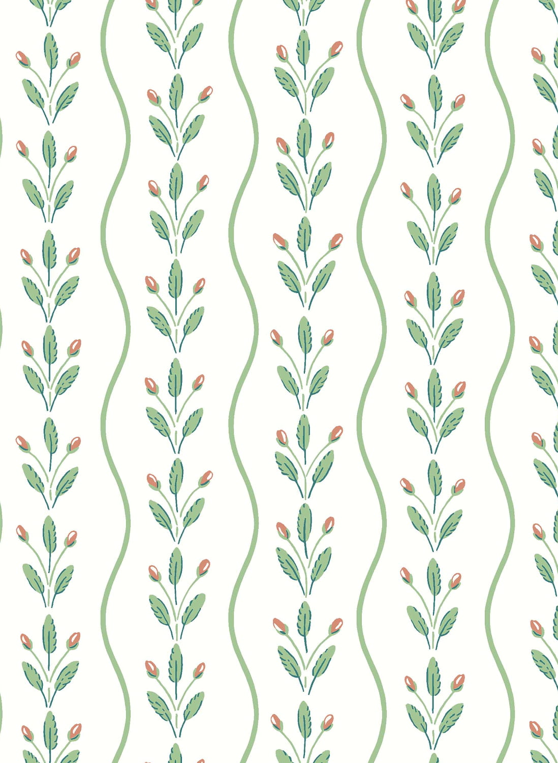 Tapete Flower Buds - 7778