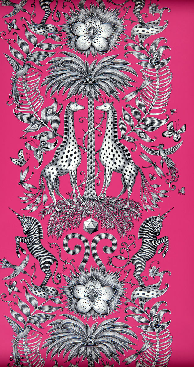 Tapete Kruger - Magenta