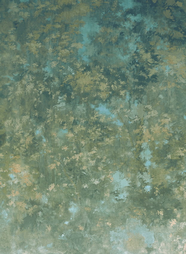 Wandbild Orthez - Green Panel 5