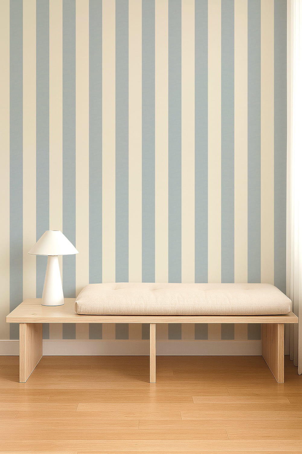 Tapete Central Stripe - Cornflower