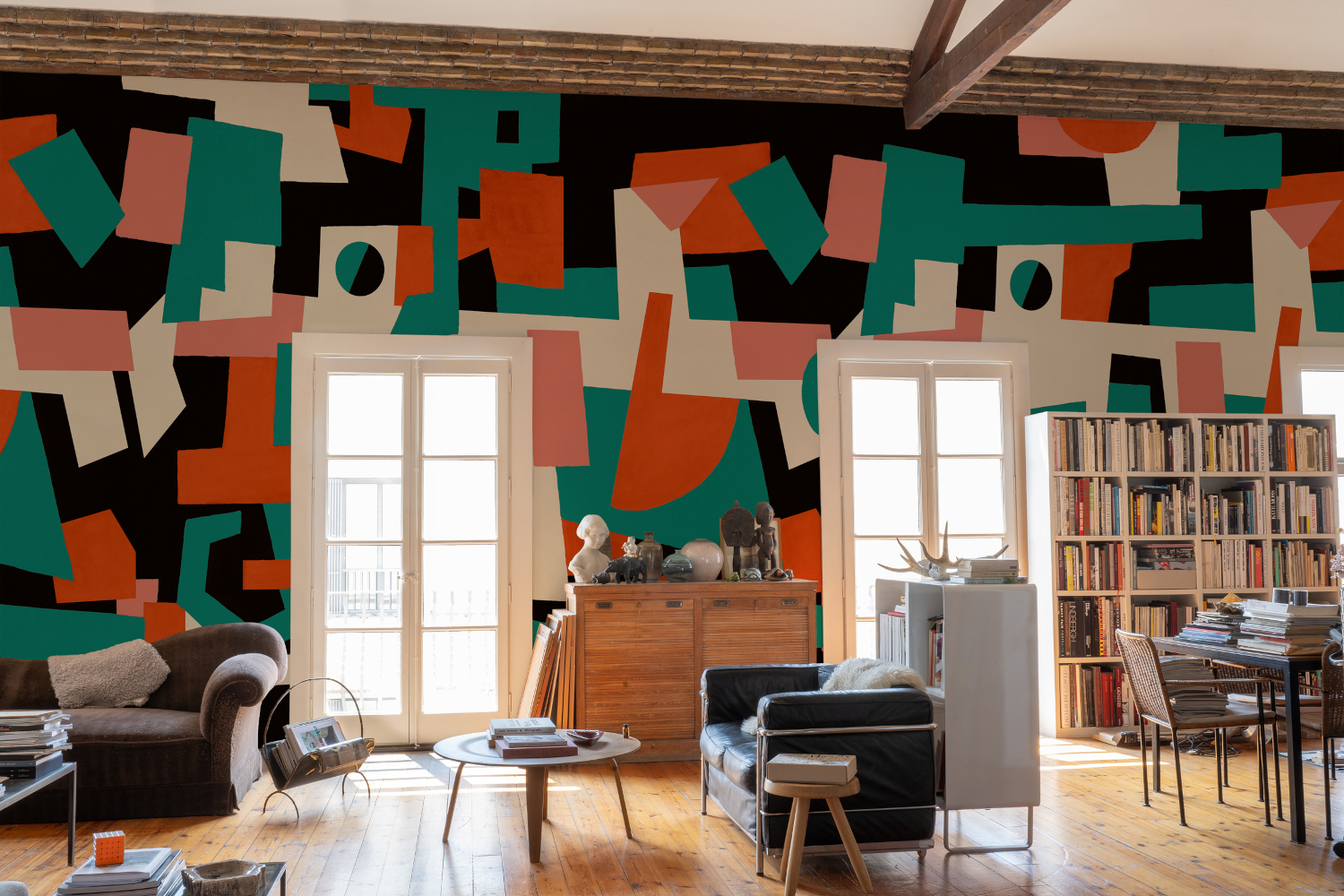 Wandbild Cubic Experience - Black