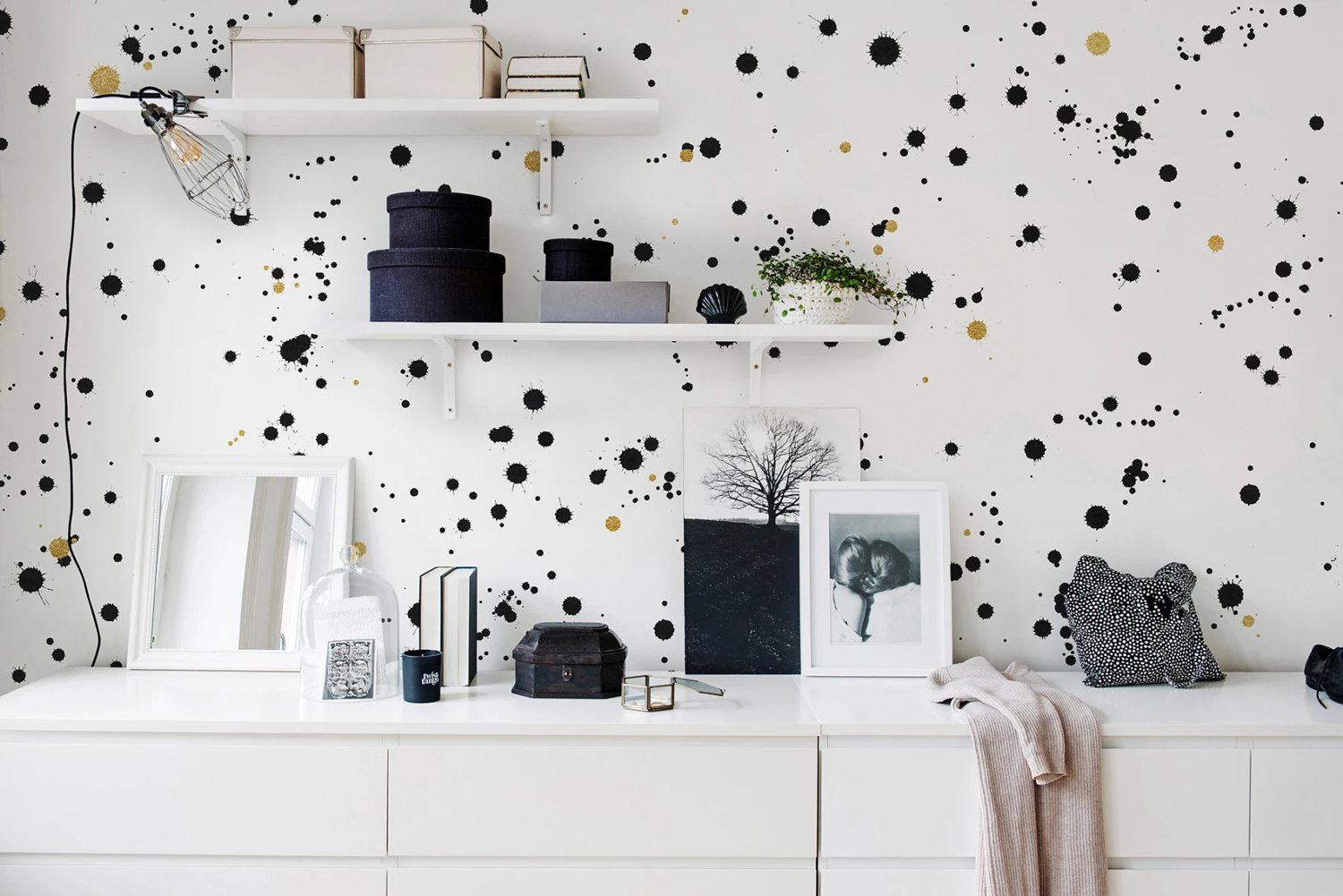 Wandbild Ink Colossal - Black