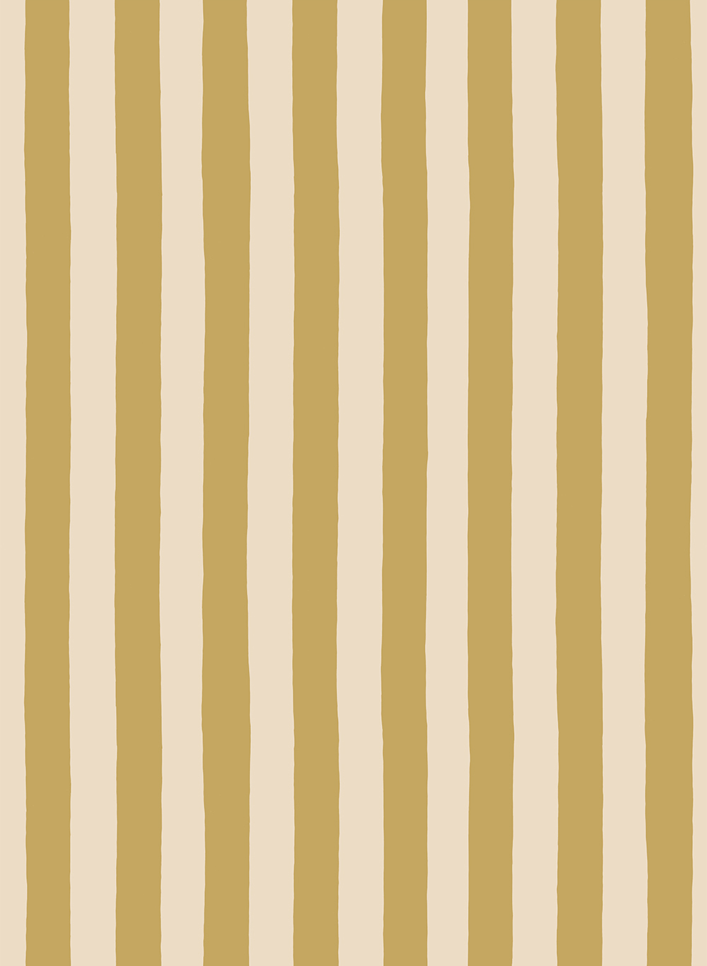 Tapete Medium Hand Painted Stripe - Summer Evening/ Parsnip