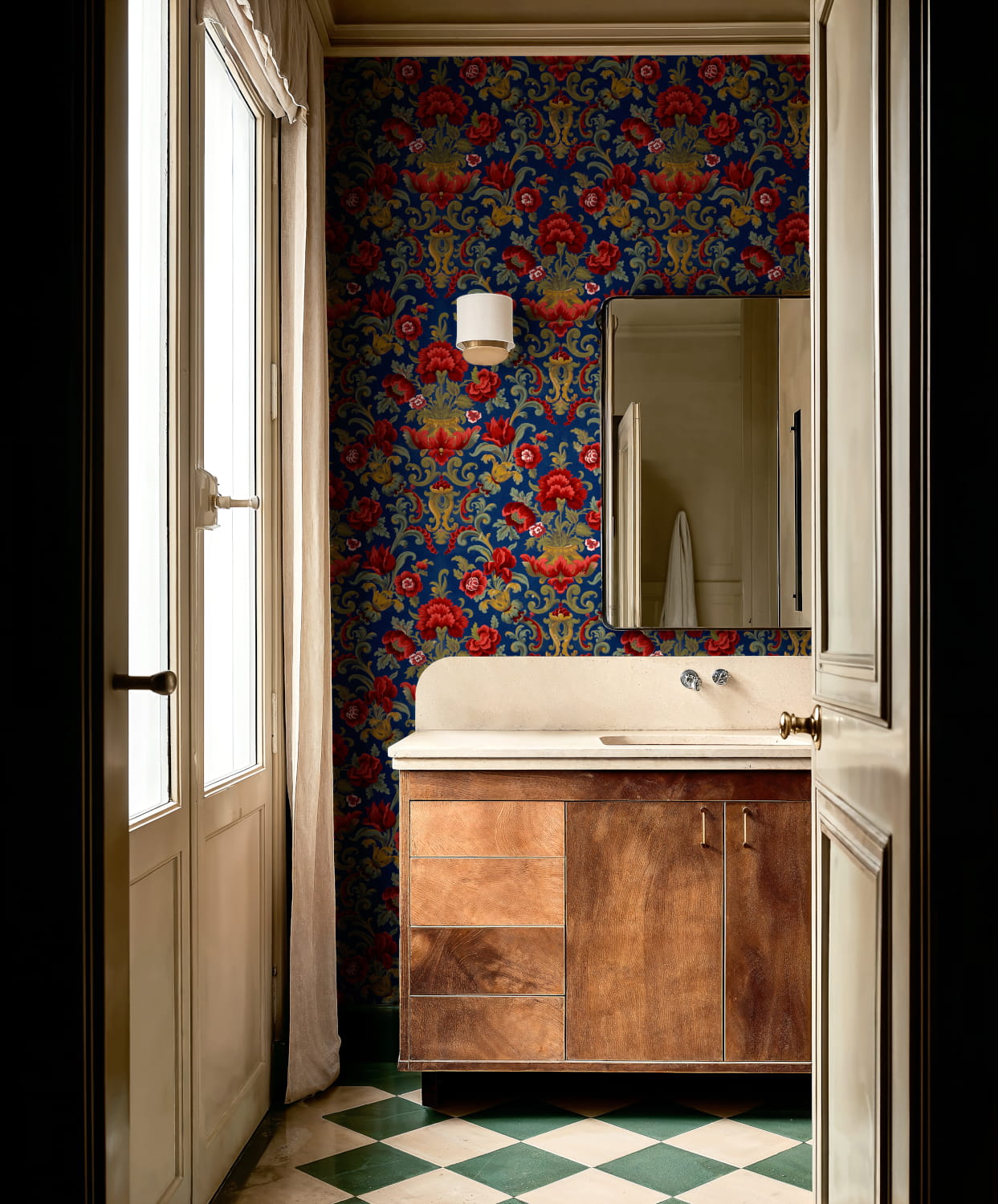 Tapete Aranjuez Damask - Vermilion