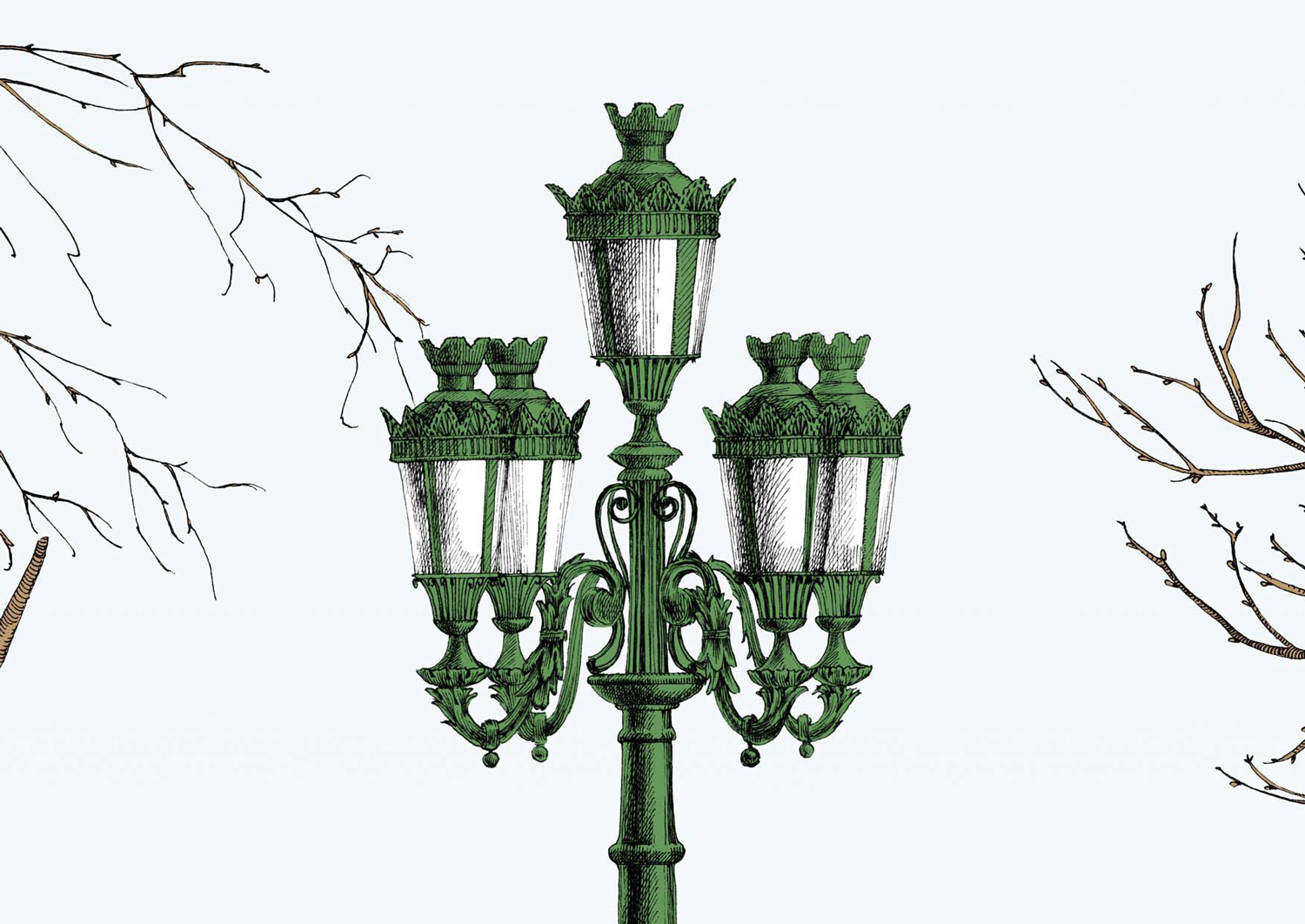 Tapete Rue Jacob - Place Fürstenberg