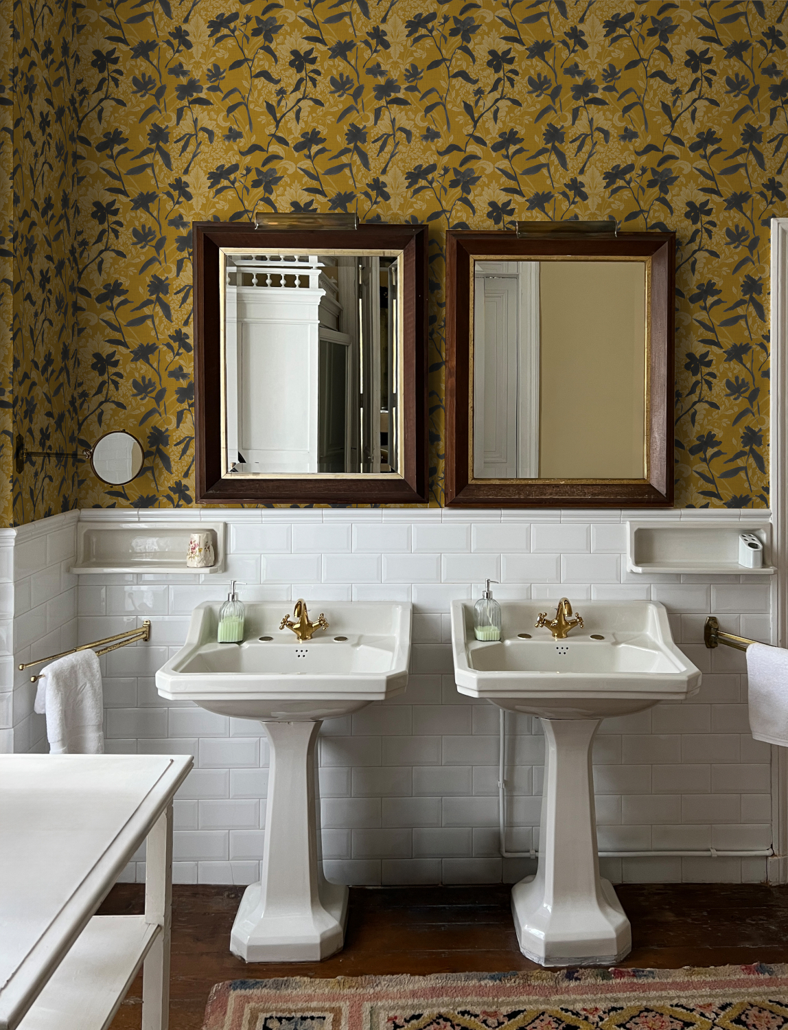 Tapete Blooming Damask - Grey