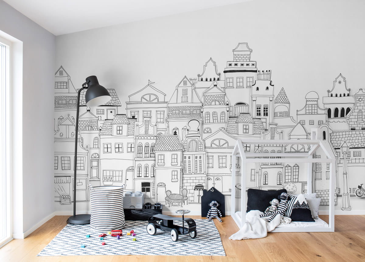 Wandbild London Houses