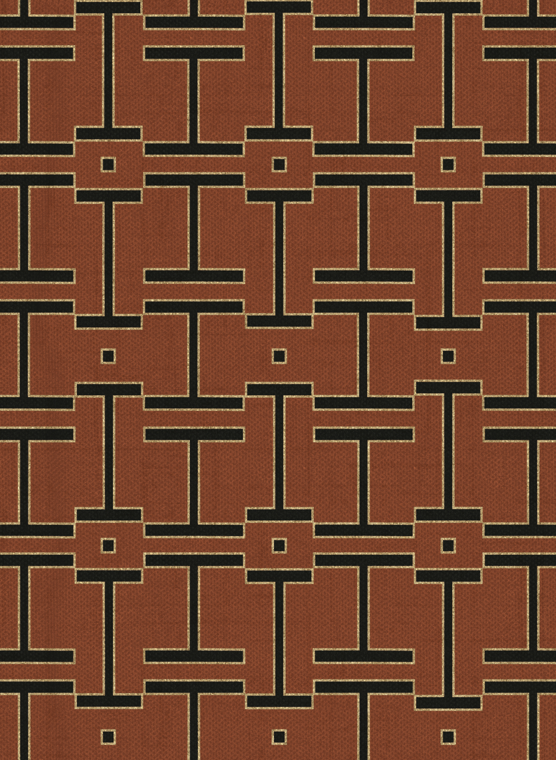 Tapete Grid - Clay