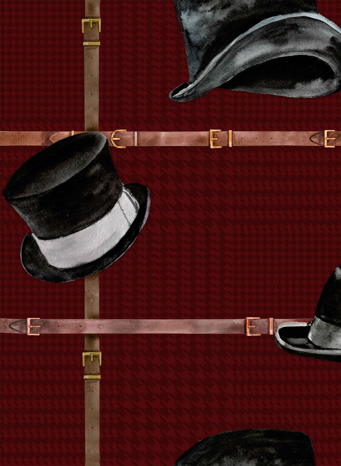 Tapete Ascot - Wine