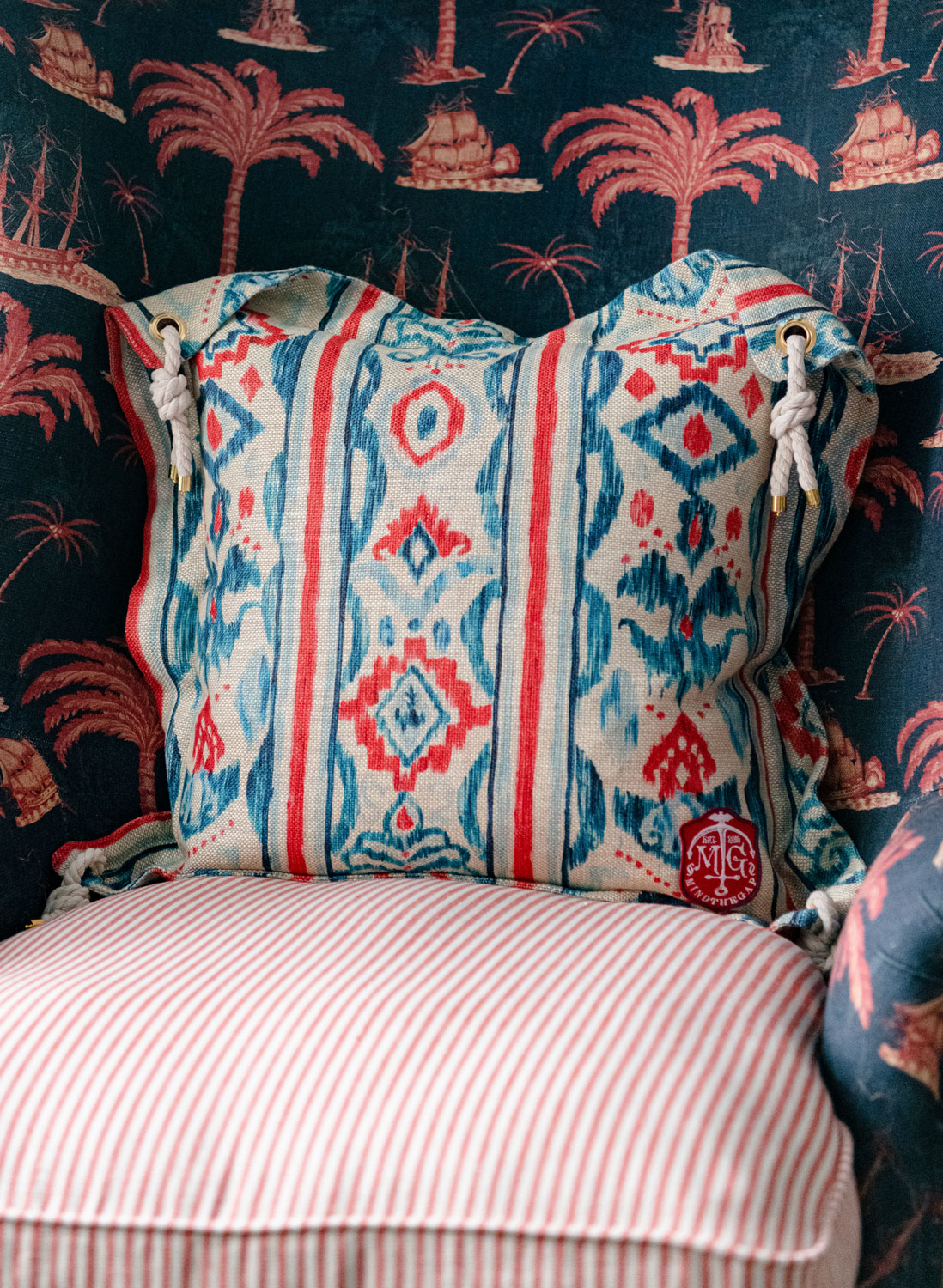 Mediterraneo Ikat Cushion