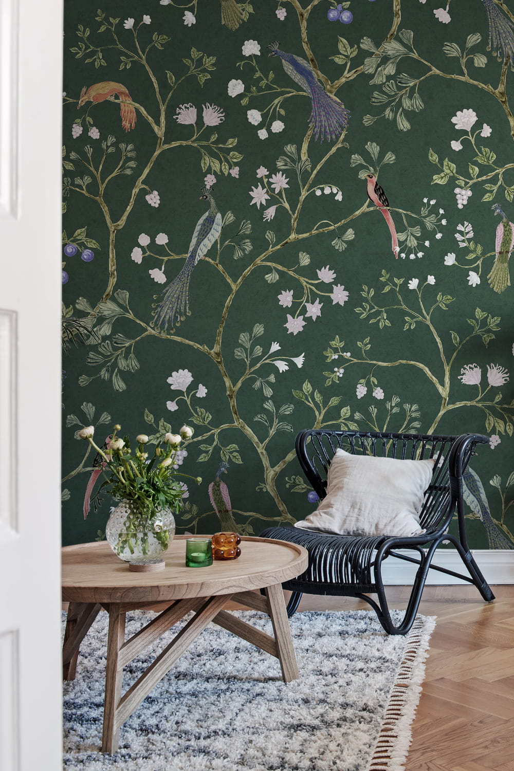 Wandbild Songbirds - Emerald