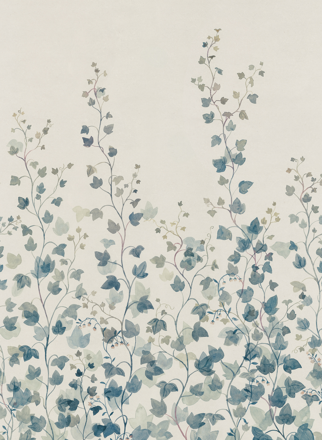 Wandbild Ivy - Blue