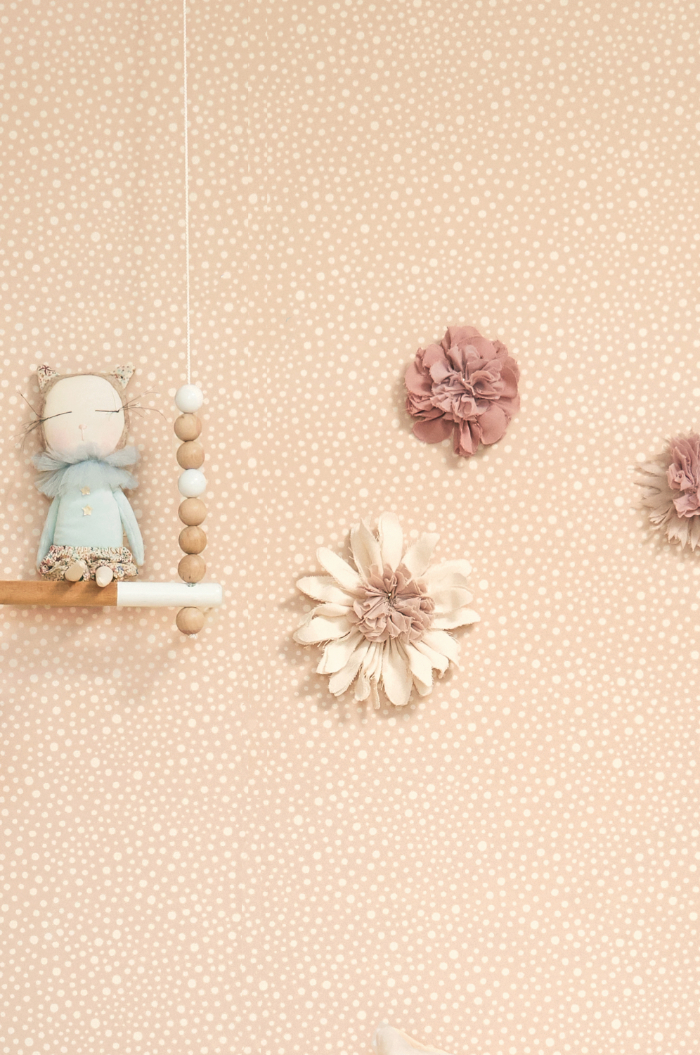 Tapete Dots - Soft Pink