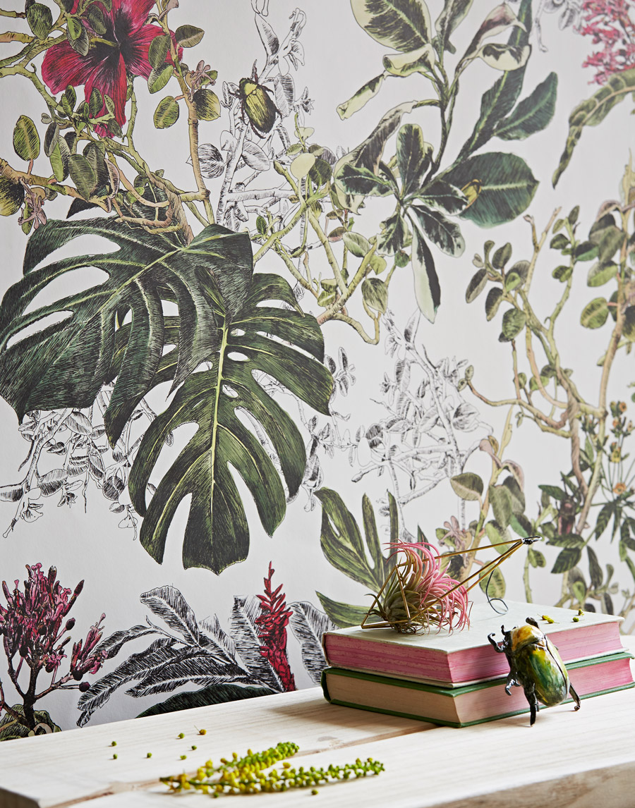 Tapete Summer Tropical Bloom - Tropical Bloom