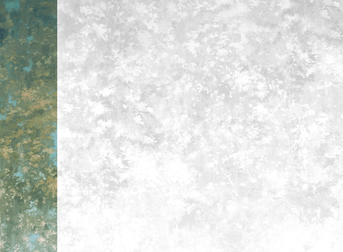 Wandbild Orthez - Green Panel 1