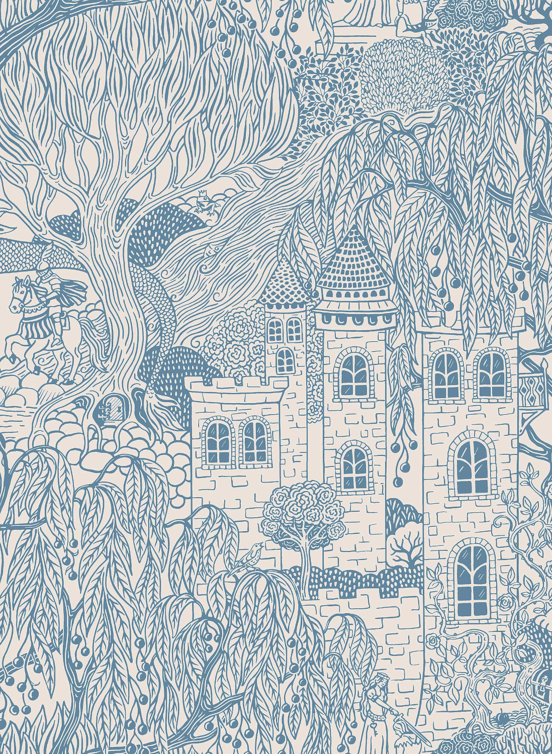 Tapete Kingdom of the Willow - 8147