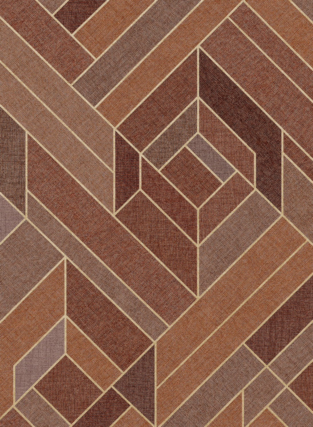 Tapete Hexagonal - Clay