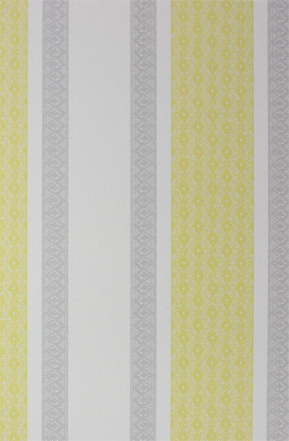 Tapete Chantilly Stripe - Primrose/ Silver/ Stone