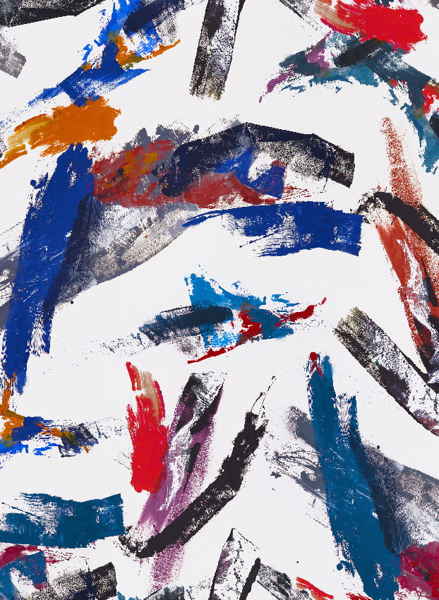 Wandbild Jack - Red Blue Panel 4