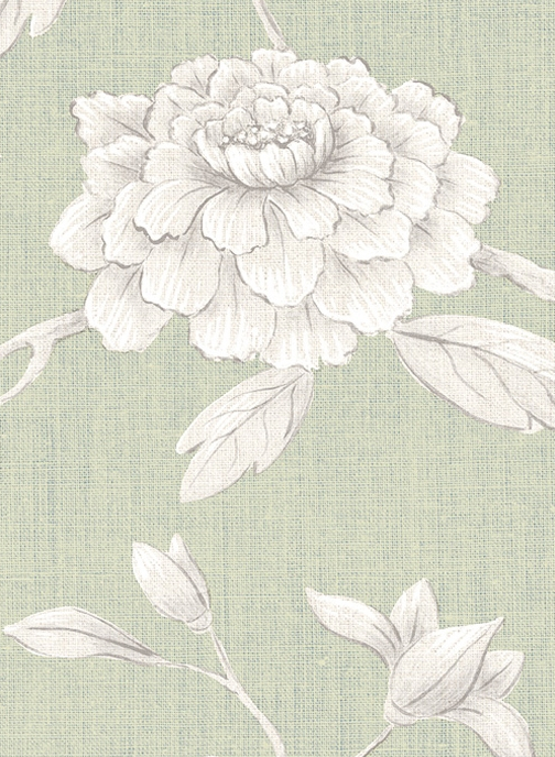 Tapete Jasper Peony - Eau de Nil