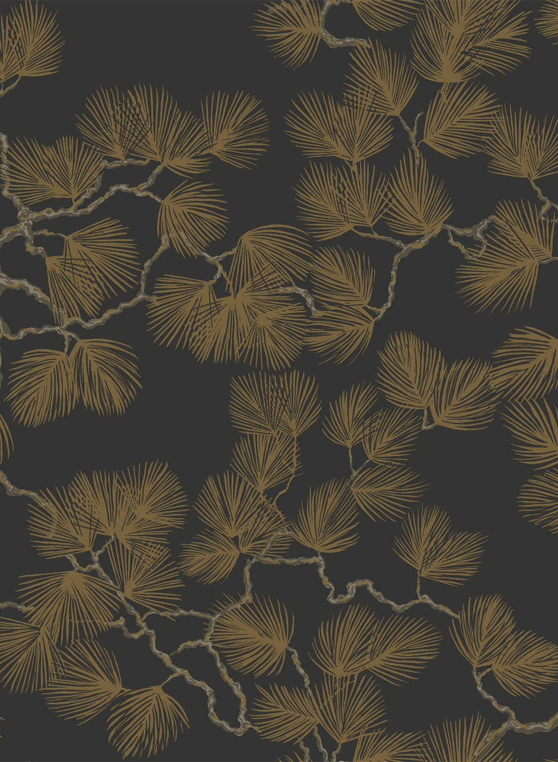 Tapete Pine - Black
