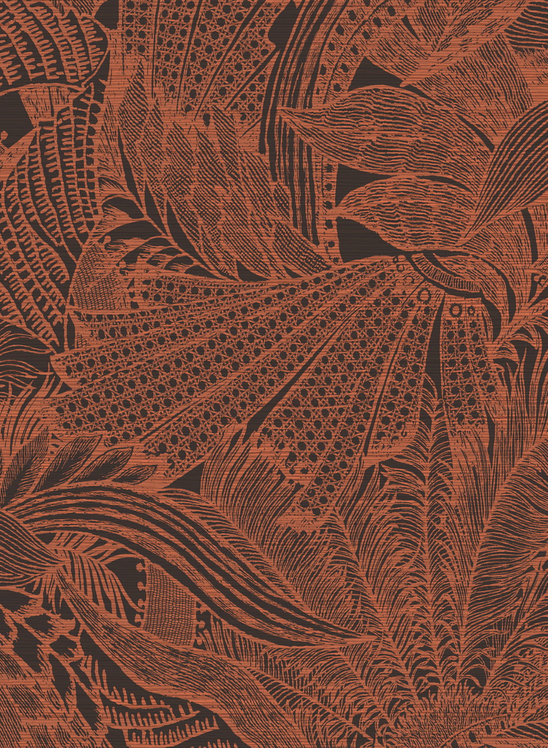 Tapete Symbiosis - Maroon
