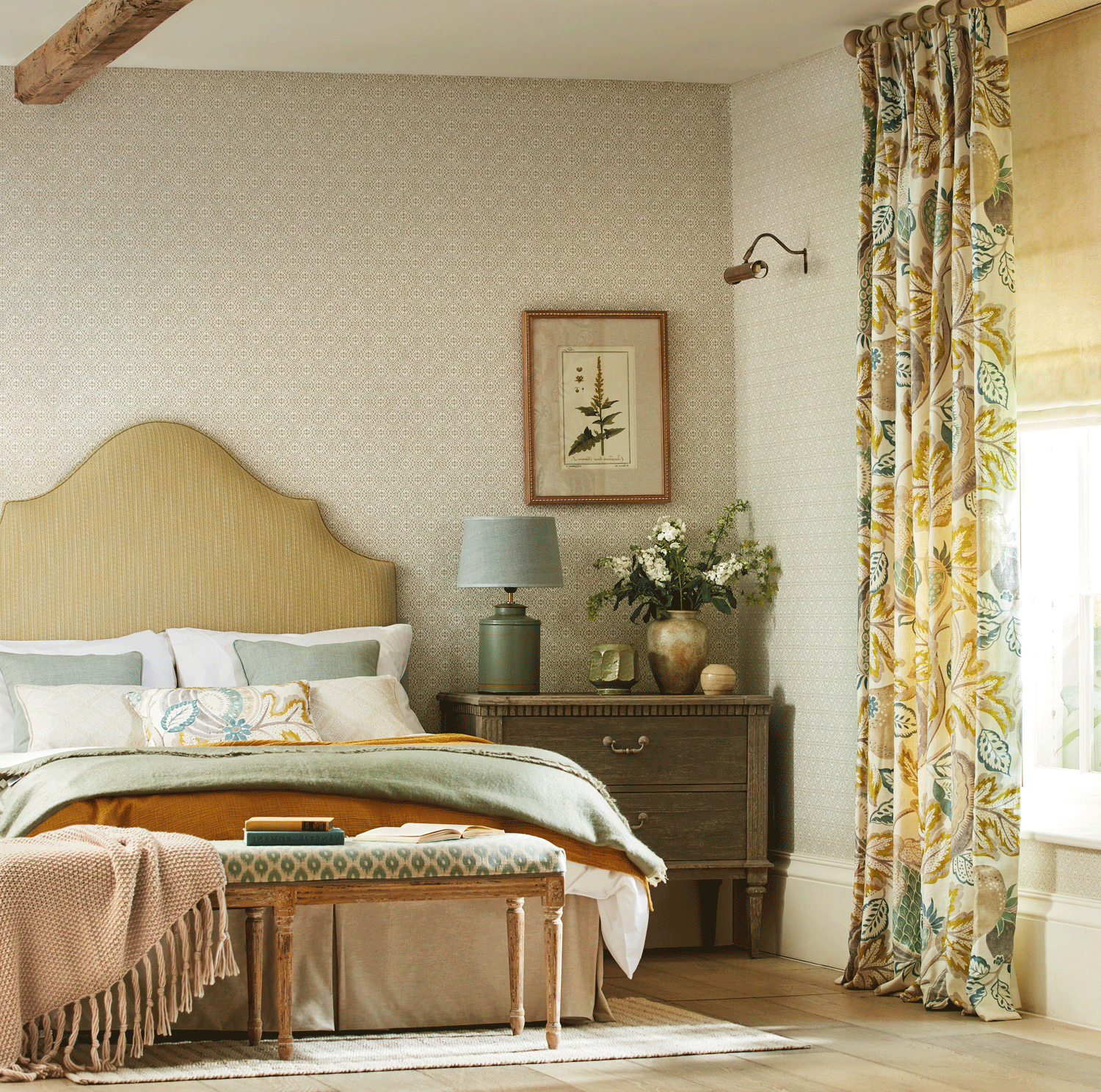 Tapete Pinjara Trellis - Linen