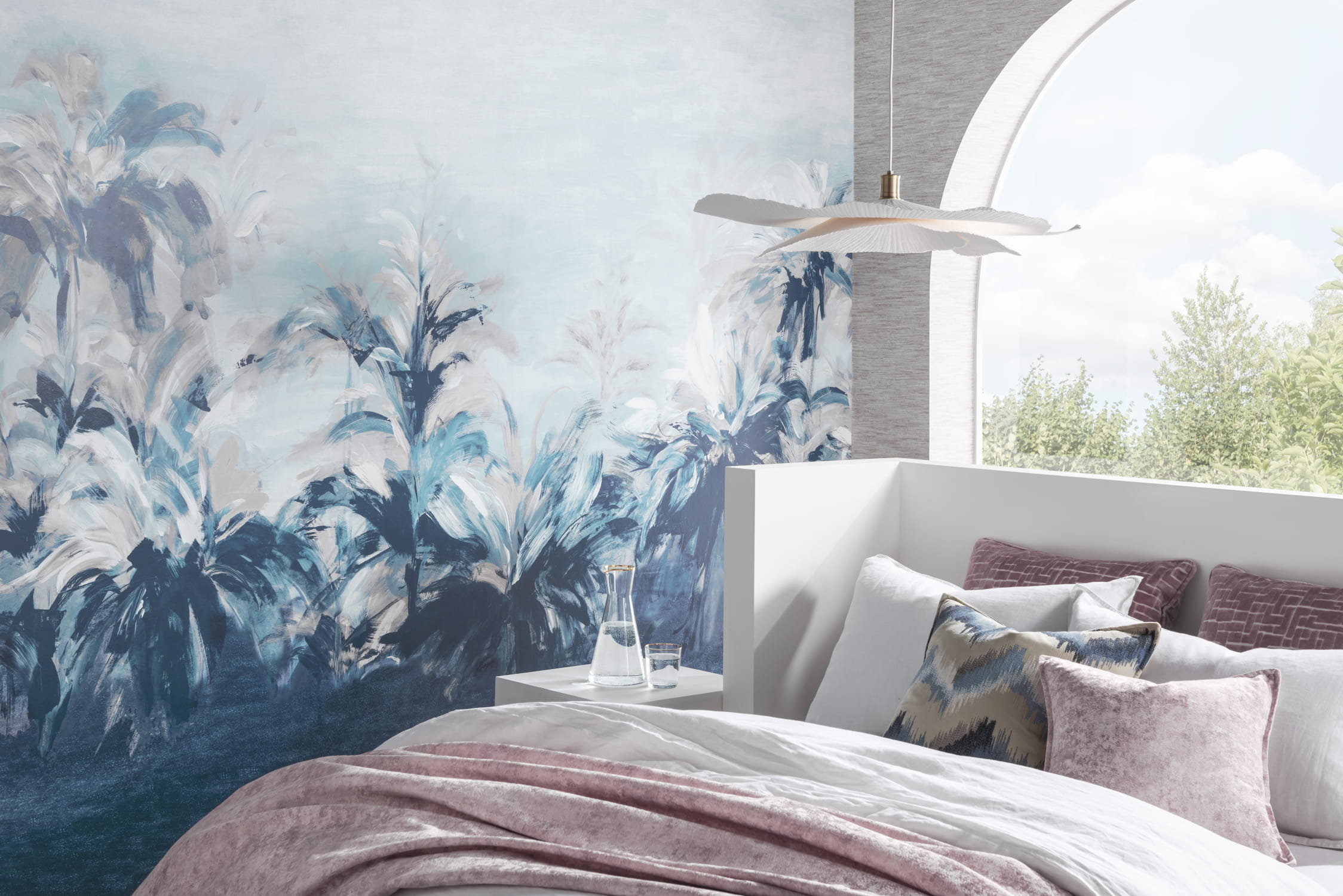 Tapete Alberi - Midnight/ Linen Banner