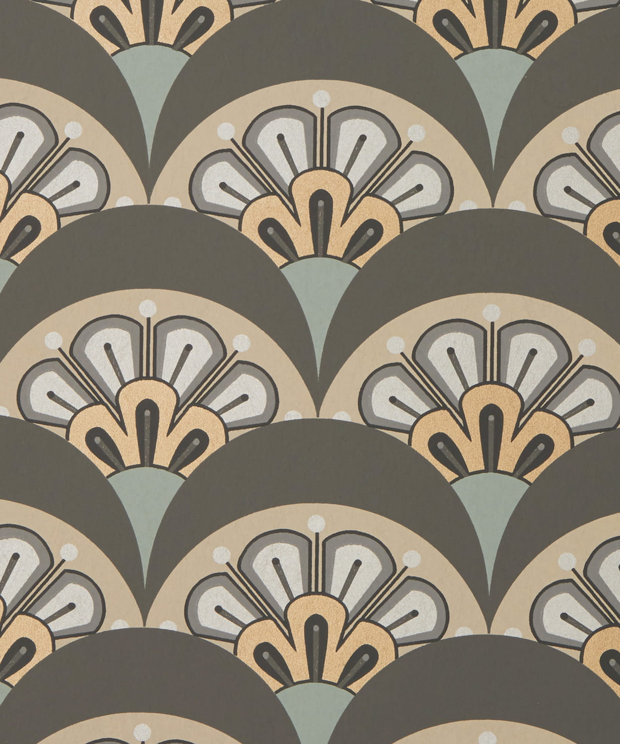 Tapete Deco Scallop - Pewter