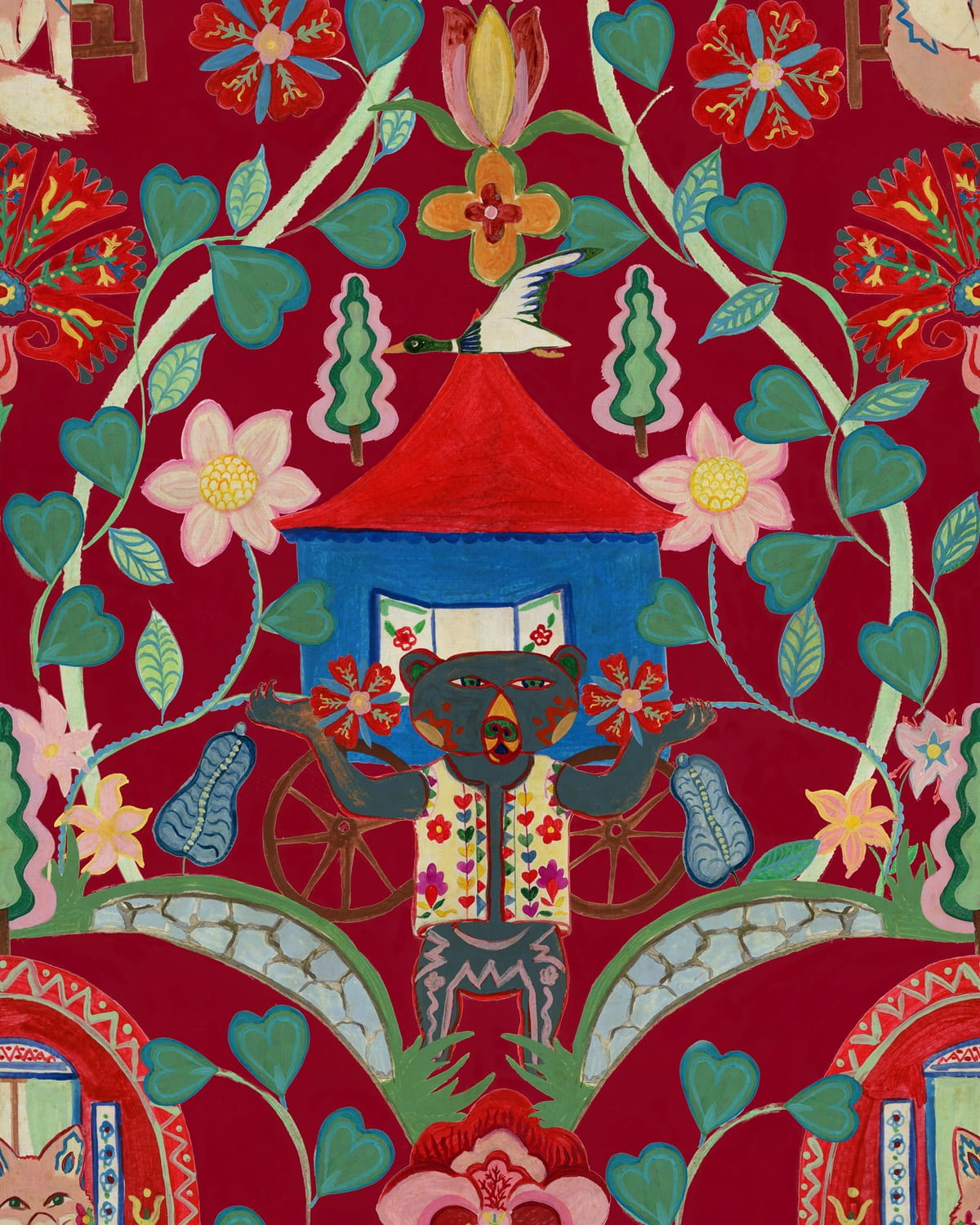 Tapete Gypsy Fairytale - Ruby