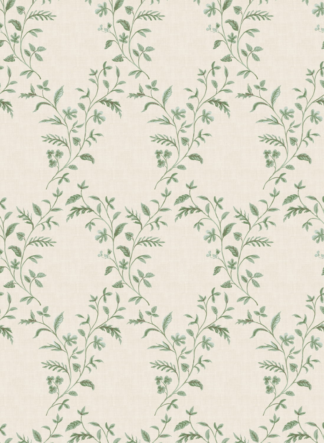 Tapete Hollingbourne Trellis - Eucalyptus