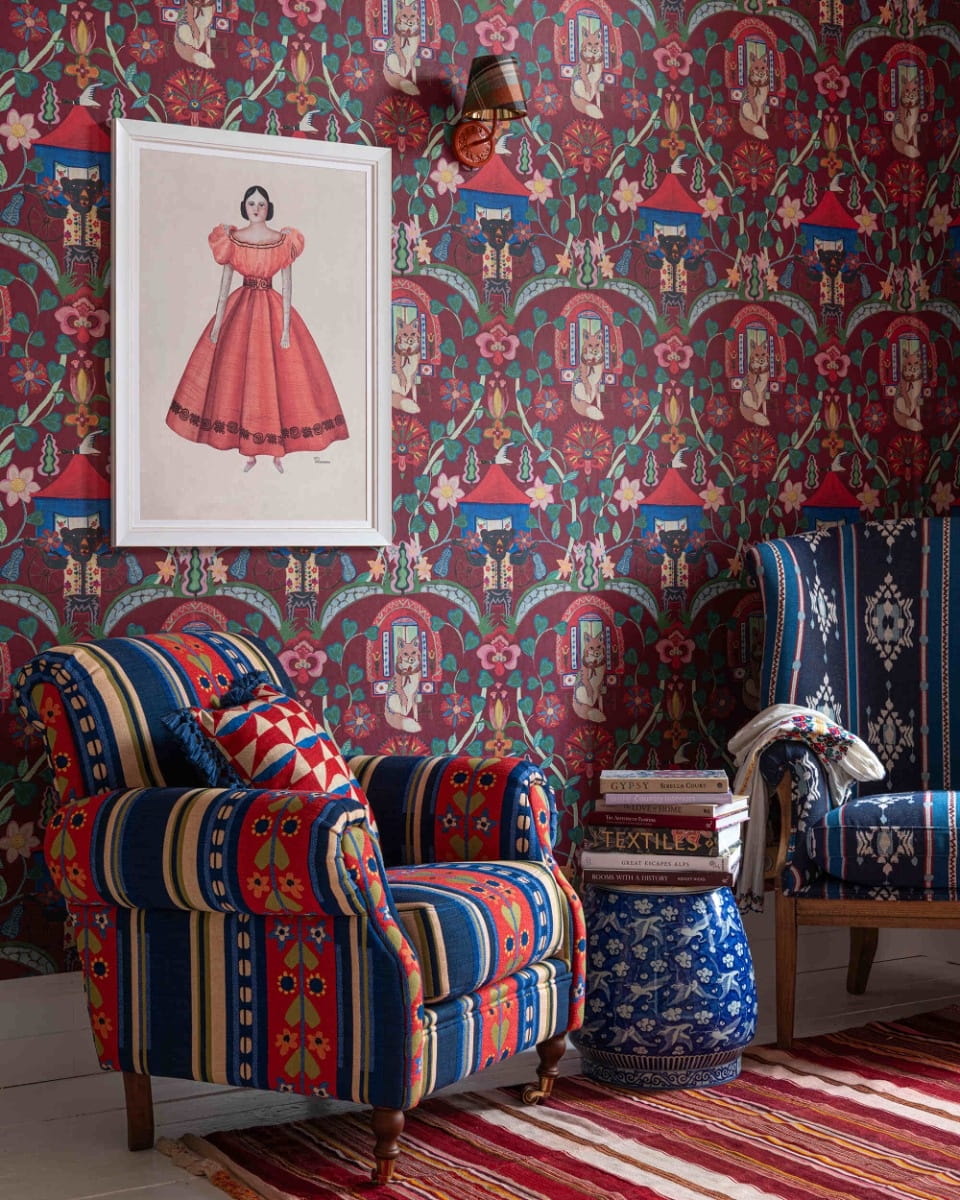 Tapete Gypsy Fairytale - Ruby