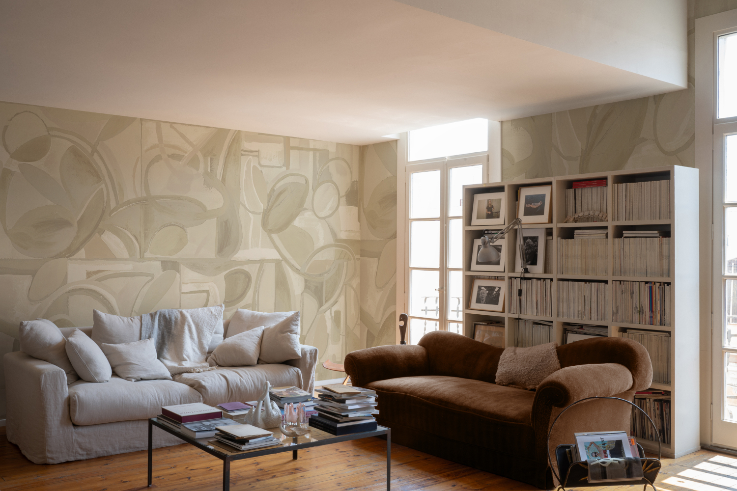 Wandbild Giant Abstract - White