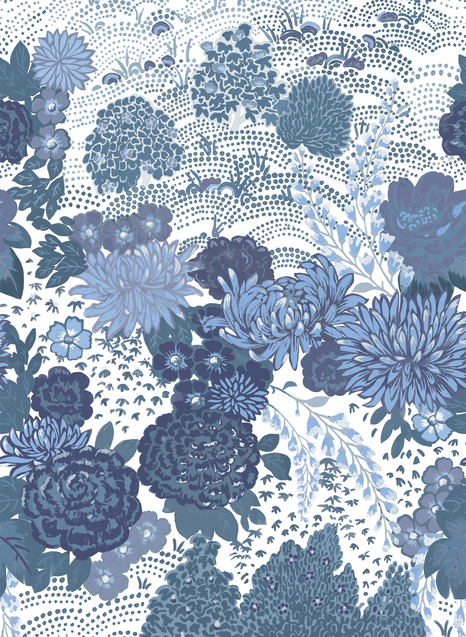 Tapete Maria Luisa - Indigo