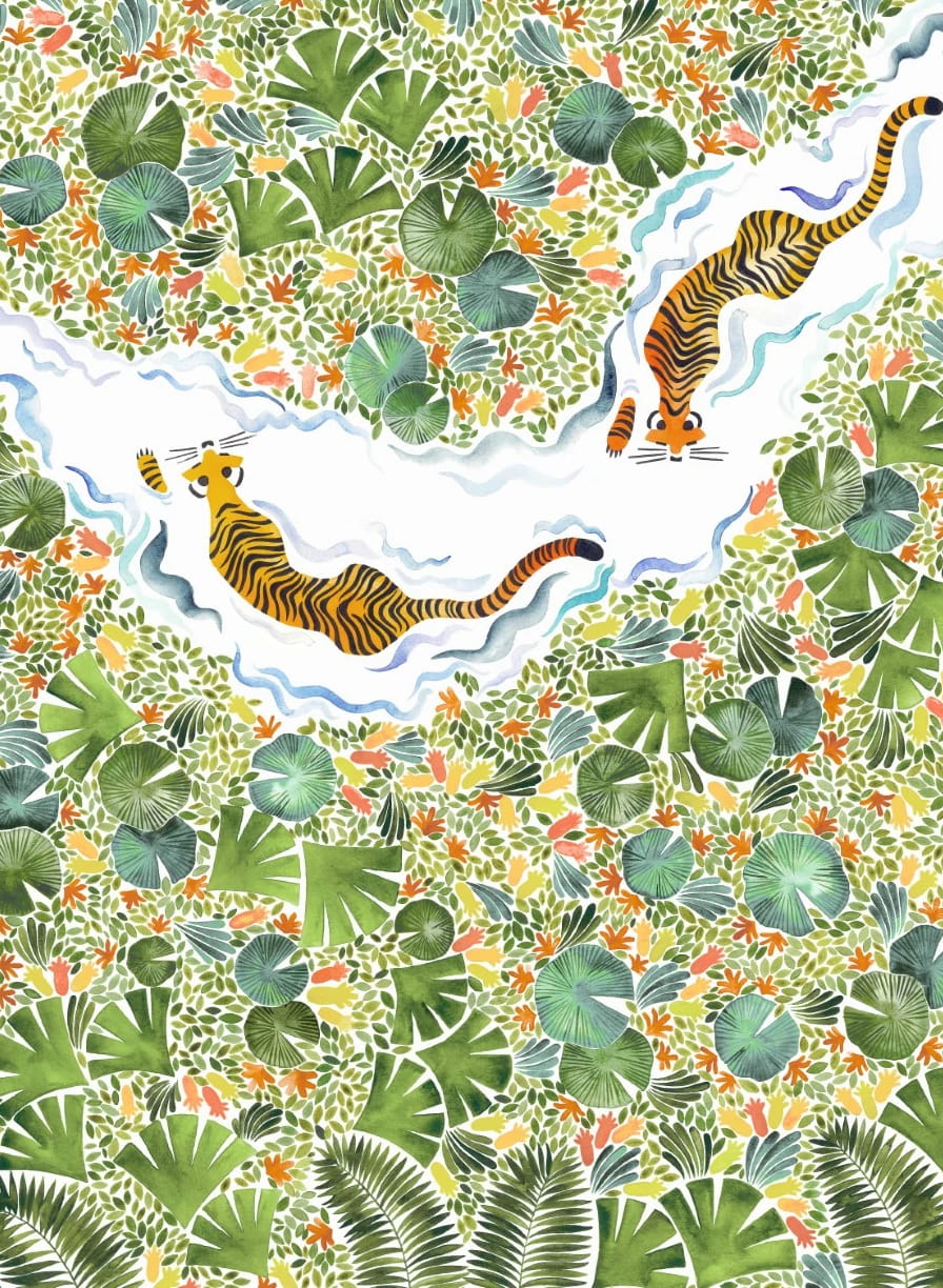 Wandbild Tigres Naturel - C 7/8/9