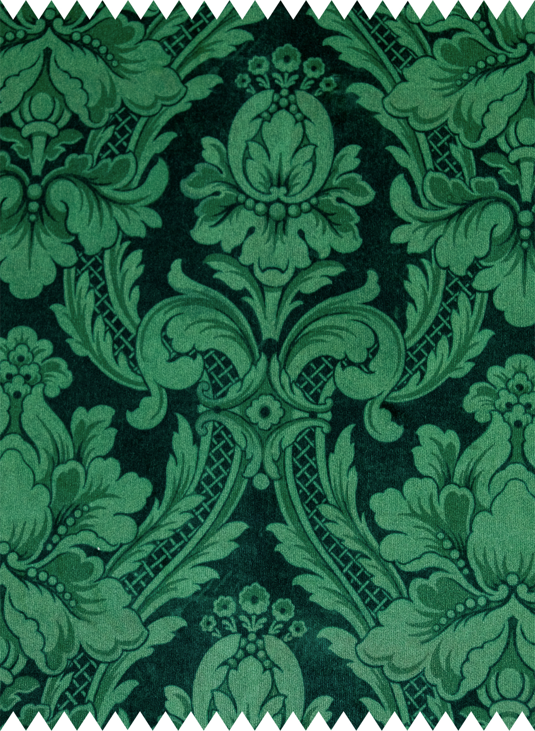 Stoff Venetian Damask - Emerald