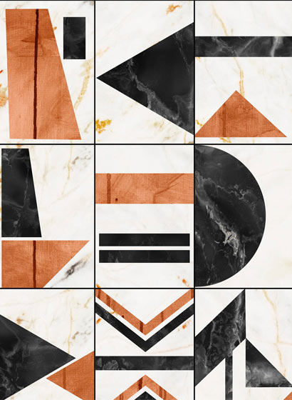 Wallpaper Soho - Copper