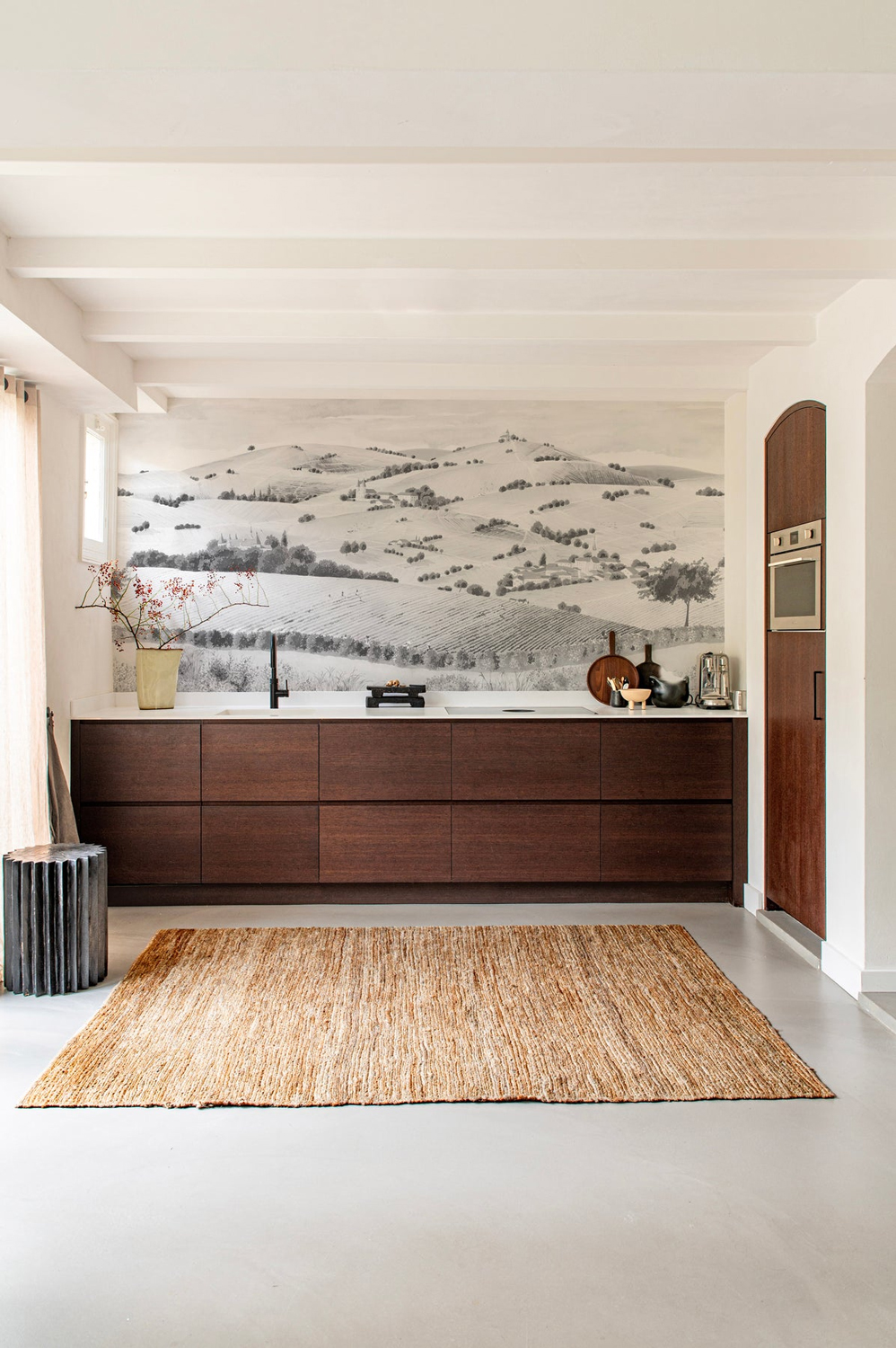 Wallpaper Vendanges - Gris Panel B