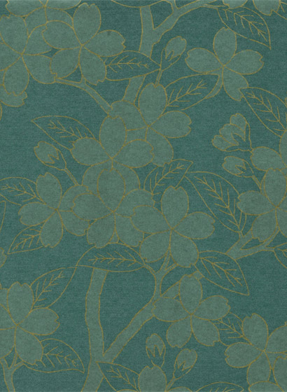 Tapete Camellia - Teal