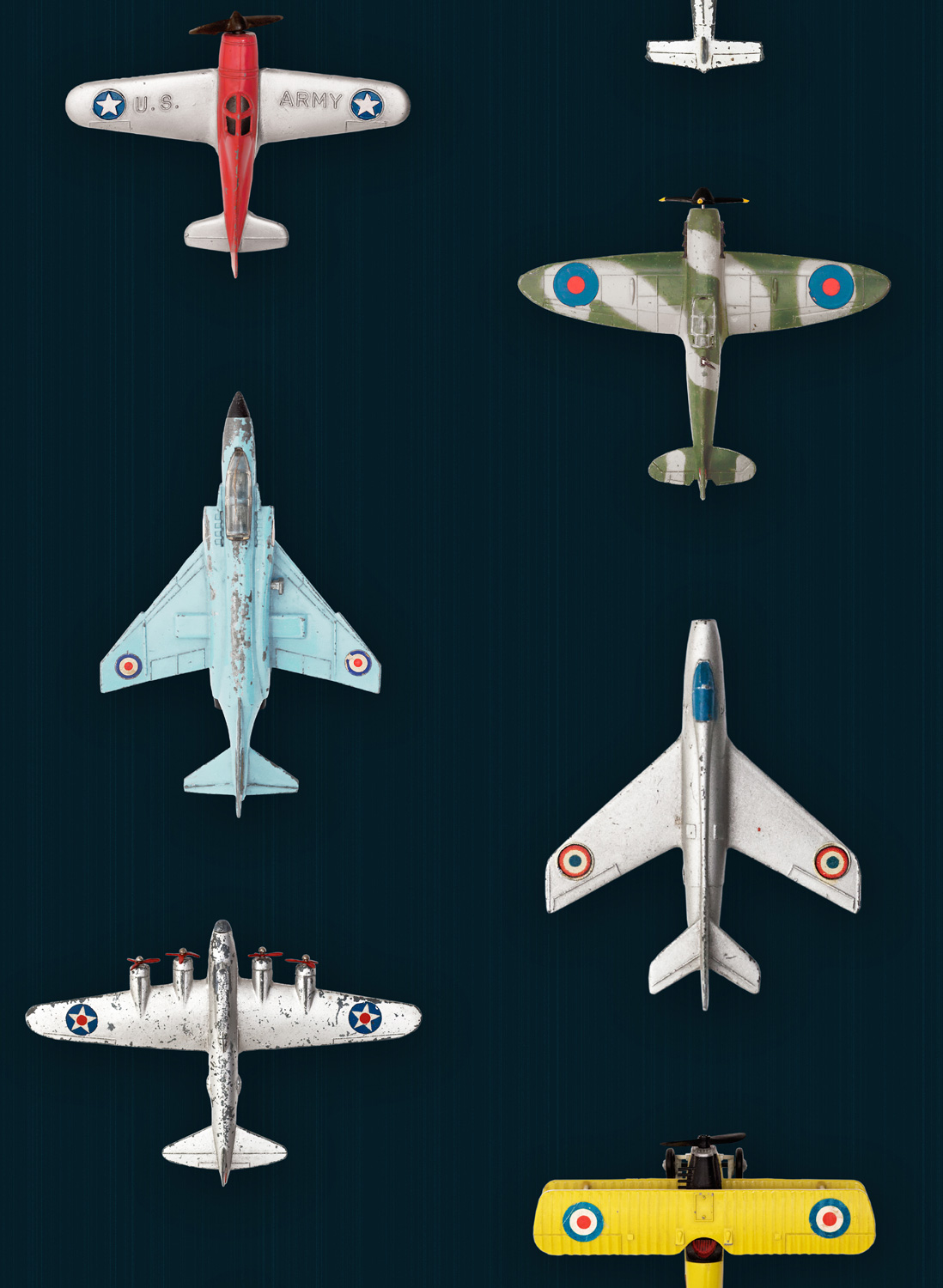 Tapete Airplanes Dark
