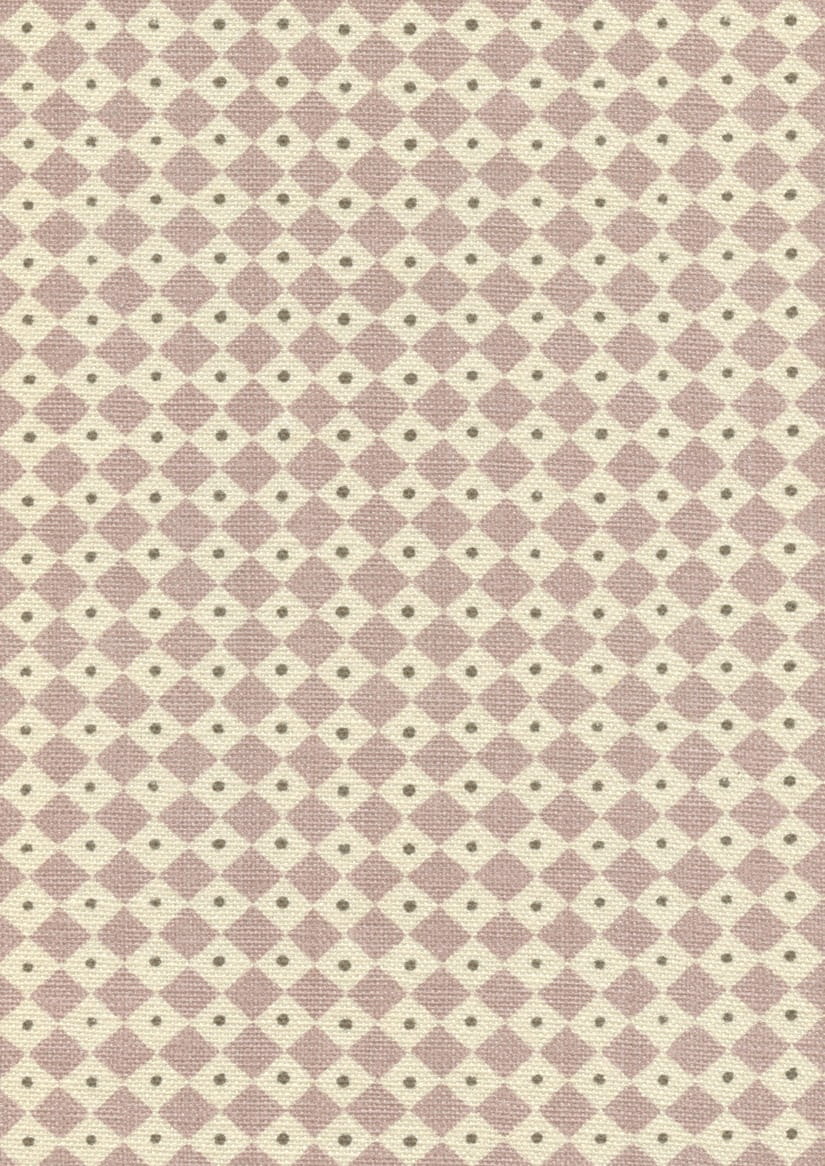 Fabric Diamond Dot - Rose