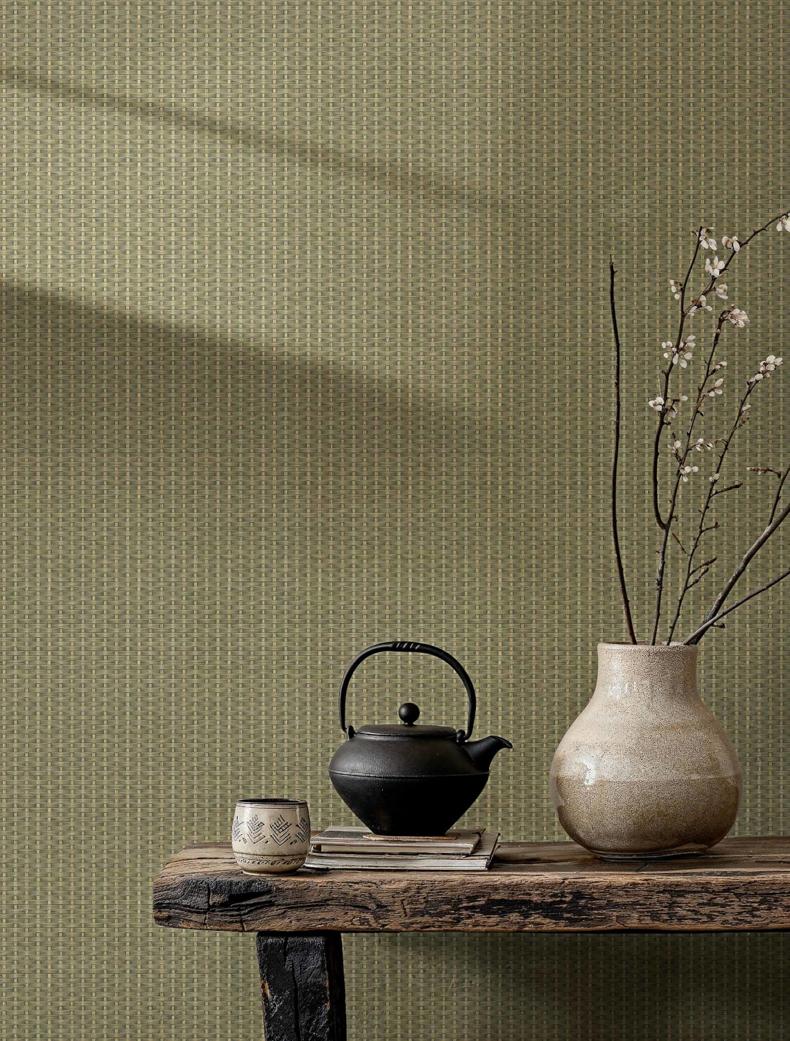 Tapete Kuba Raffia - Leaves