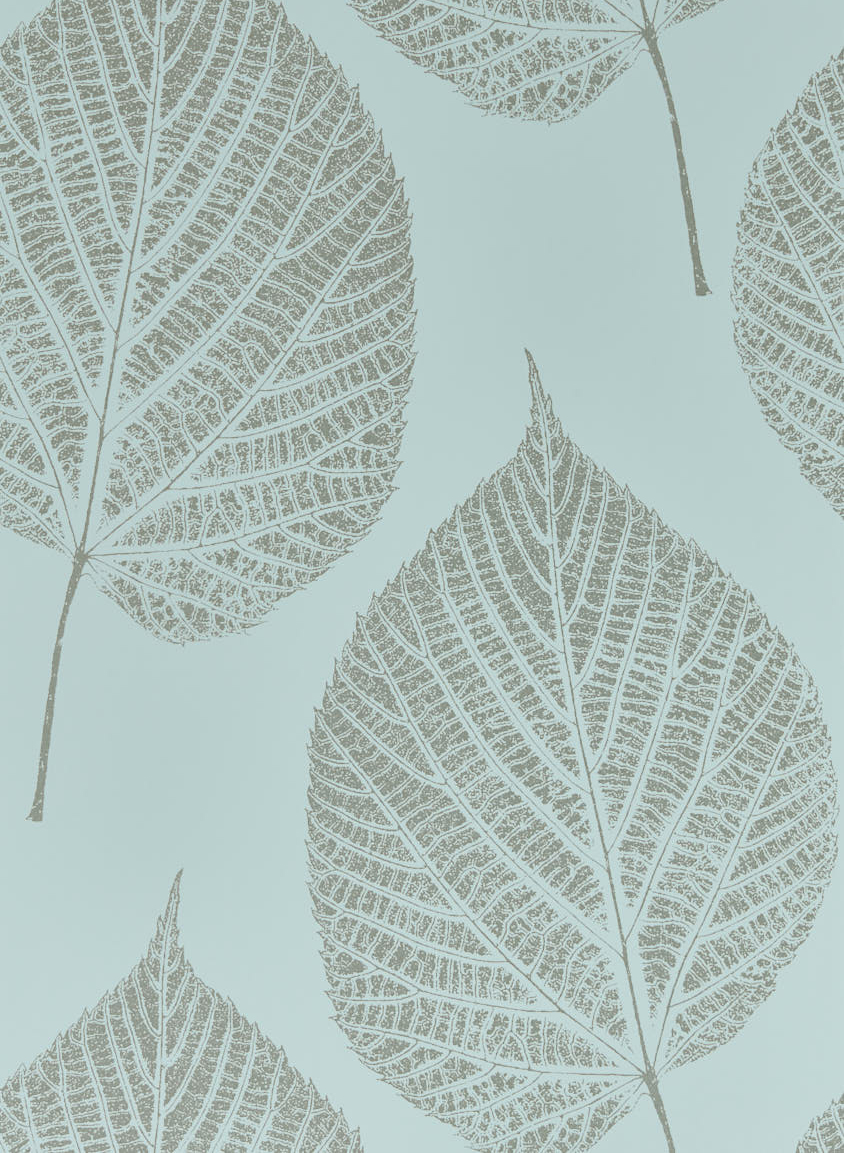 Tapete Leaf - Sky/ Gilver