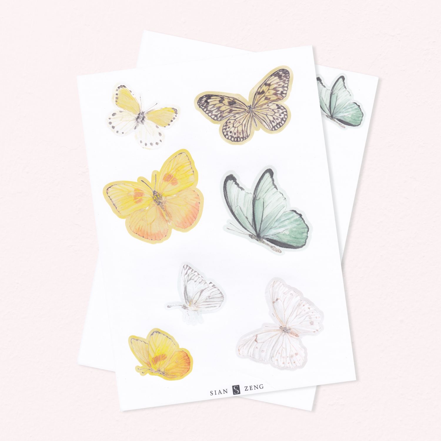 Wandsticker Butterfly - Bright
